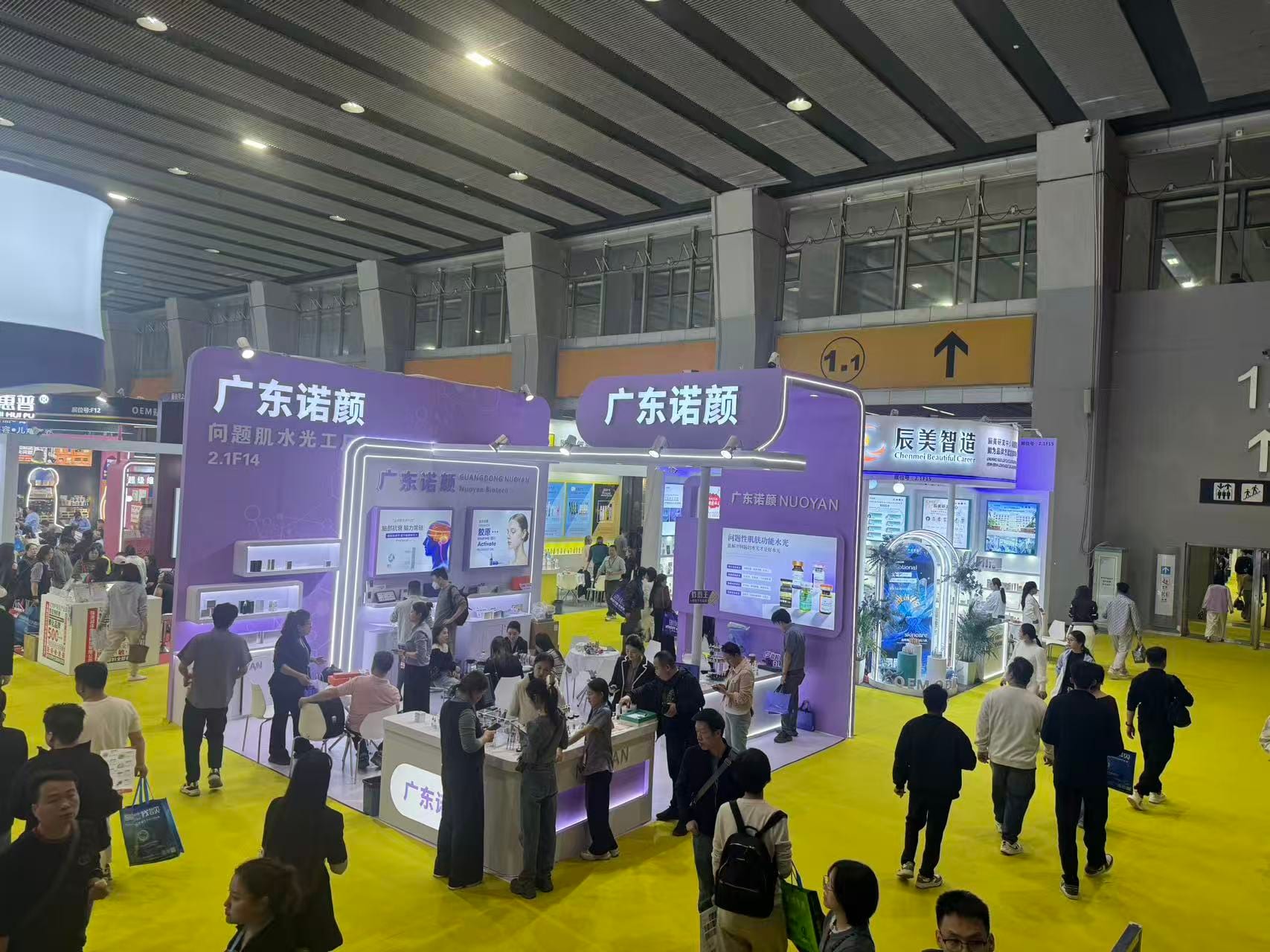 Meeting global buyers at international beauty expos